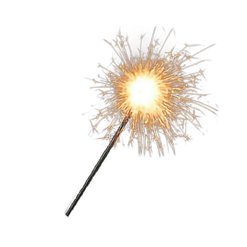 12 cm Red sparklers