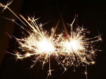 30 cm Green sparklers